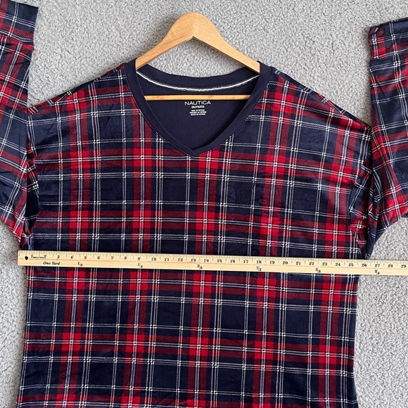 Nautica Ladies' 2-piece PJ Set Red & Blue Sz XXL & Small NWT - Picture 10 of 14